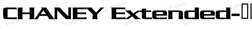 CHANEY Extended字体转换